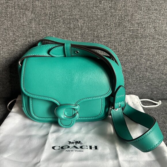 Coach Handbags - NWT! RARE! COACH Tabby Messenger 19 Crossbody Bag CK955 Bright Green Teal